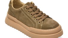 Pantofi sport barbati GRYXX 1352 kaki din piele intoarsa