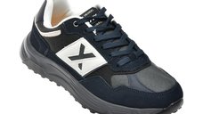 Pantofi sport bleumarin GRYXX, model 25003, din piele intoarsa premium