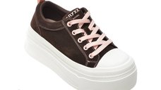 Pantofi sport dama GRYXX 2602 maro din piele intoarsa