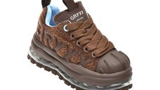 Pantofi sport de dama GRYXX 25349, maro, din piele naturala