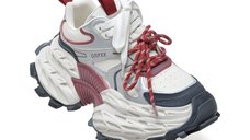 Pantofi sport de dama GRYXX 8951, albi, din piele ecologica