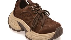 Pantofi sport GRYXX 2290 maro din piele intoarsa