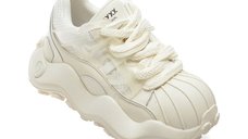 Pantofi sport GRYXX 8607 albi din material textil si piele naturala