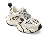 Pantofi sport GRYXX alb-negru, 2575, din material textil - 1