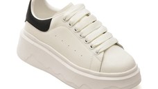 Pantofi sport GRYXX alb-negru, 3F612, din piele naturala