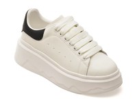 Pantofi sport GRYXX alb-negru, 3F612, din piele naturala - 1