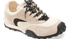 Pantofi sport GRYXX alb-negru, 6235, din material textil