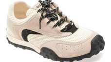 Pantofi sport GRYXX alb-negru, 6235, din material textil