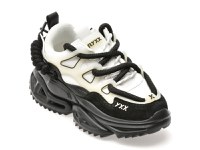 Pantofi sport GRYXX alb-negru, 82695, din piele ecologica - 1