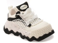 Pantofi sport GRYXX alb-negru, 860, din material textil si piele ecologica - 1