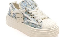 Pantofi sport GRYXX albastri, 1128, din material textil