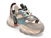 Pantofi sport GRYXX albastri, 3281, din material textil si piele naturala - 1