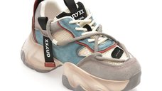 Pantofi sport GRYXX albastri, 3281, din material textil si piele naturala