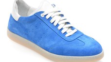 Pantofi sport GRYXX albastri, MBX37, din piele intoarsa