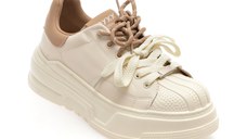 Pantofi sport GRYXX albi, 10151, din piele naturala
