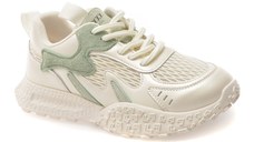 Pantofi sport GRYXX albi, 106, din material textil si piele naturala