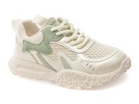 Pantofi sport GRYXX albi, 106, din material textil si piele naturala - 1