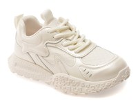 Pantofi sport GRYXX albi, 106, din material textil si piele naturala - 1