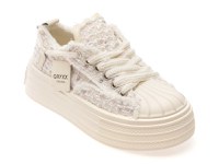 Pantofi sport GRYXX albi, 1128, din material textil - 1