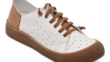 Pantofi sport GRYXX albi, 13011, din piele naturala