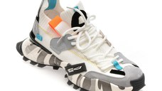 Pantofi sport GRYXX albi, 18159, din material textil