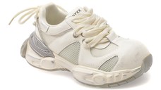 Pantofi sport GRYXX albi, 2063, din material textil si piele naturala
