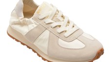 Pantofi sport GRYXX albi, 30591, din material textil si piele naturala