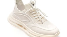 Pantofi sport GRYXX albi, 32203, din piele naturala
