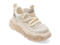 Pantofi sport GRYXX albi, 5372, din material textil si piele naturala - 1