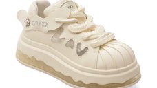 Pantofi sport GRYXX albi, 55177, din piele naturala