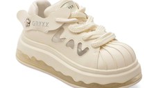 Pantofi sport GRYXX albi, 55177, din piele naturala