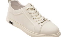 Pantofi sport GRYXX albi, 5623, din piele naturala