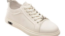 Pantofi sport GRYXX albi, 5623, din piele naturala