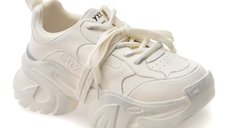 Pantofi sport GRYXX albi, 57015, din piele naturala