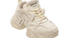 Pantofi sport GRYXX albi, 5958, din piele naturala