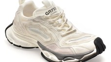Pantofi sport GRYXX albi, 61030, din material textil