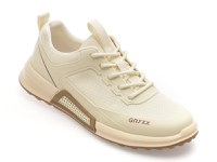 Pantofi sport GRYXX albi, 65101, din material textil - 1
