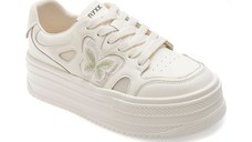 Pantofi sport GRYXX albi, 66027, din piele naturala