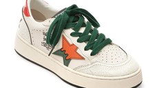 Pantofi sport GRYXX albi, 69215, din piele ecologica