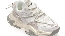 Pantofi sport GRYXX albi, 82679, din piele naturala