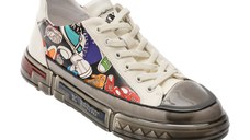 Pantofi sport GRYXX albi, 8501, din piele naturala