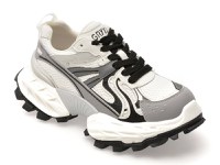 Pantofi sport GRYXX albi, 8859, din piele ecologica - 1