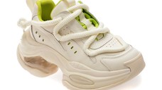 Pantofi sport GRYXX albi, 90861, din piele ecologica