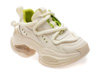 Pantofi sport GRYXX albi, 90861, din piele ecologica - 1
