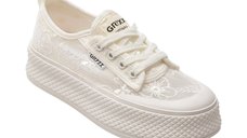 Pantofi sport GRYXX albi, 9122, din material textil