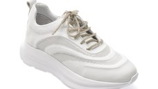 Pantofi sport GRYXX albi, 92241, din piele naturala