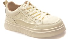 Pantofi sport GRYXX albi, 9253, din piele naturala