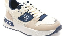 Pantofi sport GRYXX albi, 9823, din piele naturala