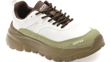 Pantofi sport GRYXX albi, 9867, din material textil