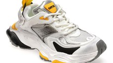 Pantofi sport GRYXX albi, BF101, din material textil